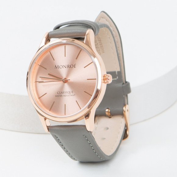 Monroé Accessories - Monroé Classique Watch in Sunburst Solérose